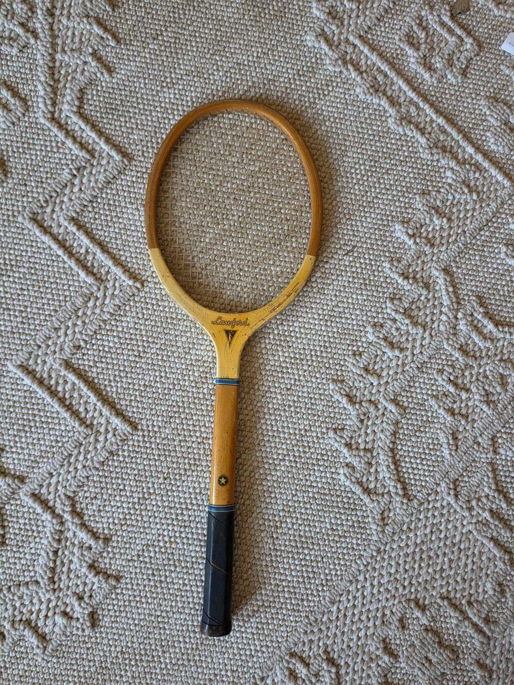 Lawford Vintage Wooden Tennis Racquet